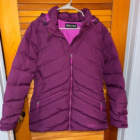 Marmot Jackets & Blazers - Marmot Val D’sere Down Jacket, 700 fill, magenta - womens size large